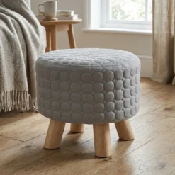 Pouf tondo Grigio