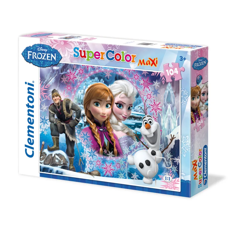 Puzzle Frozen 104 Pezzi Maxi SuperColor