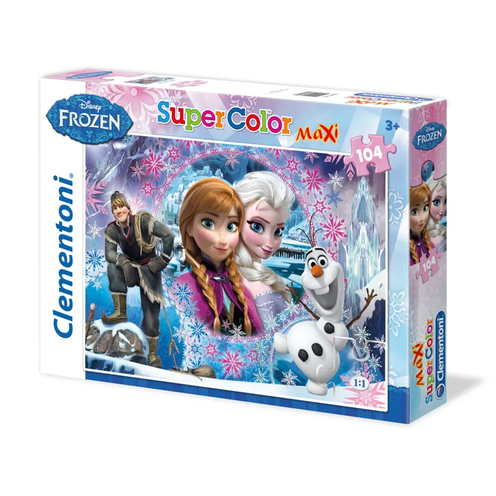 Puzzle Frozen 104 Pezzi Maxi SuperColor