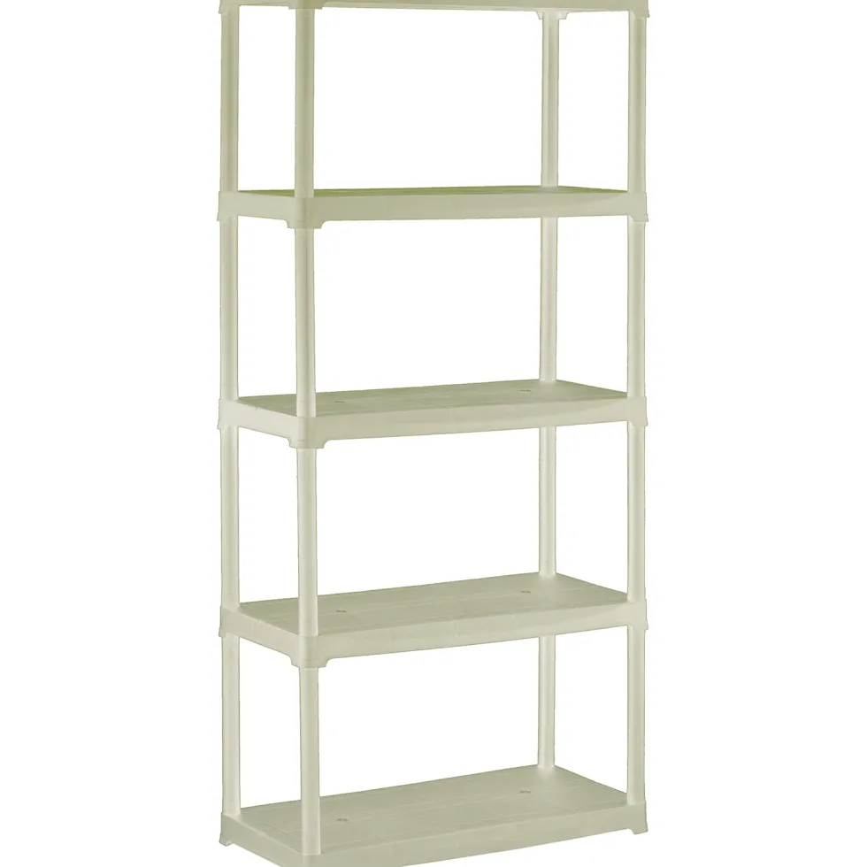 Scaffale a 5 ripiani Ecrù Linea Tempo