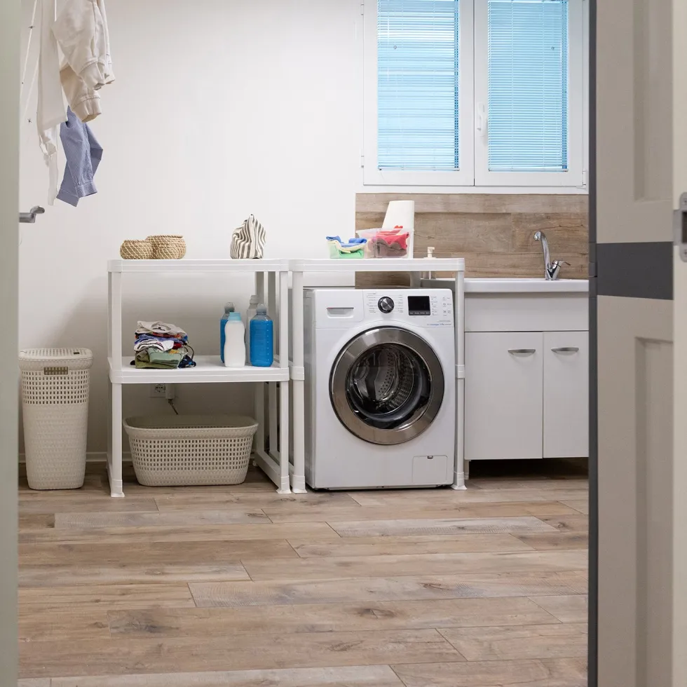 Scaffale Lavanderia Wash & Store Laundry Modular Shelving Bianco