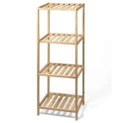 Scaffale Multiuso in legno 4 ripiani Linea Woodhandy