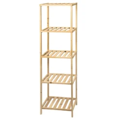 Scaffale Multiuso in legno 5 ripiani Linea Woodhandy