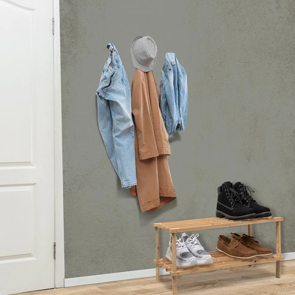 Scaffale Multiuso in legno 2 ripiani Linea Woodhandy