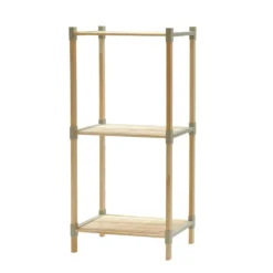 Scaffale Multiuso in legno 3 ripiani FixWood