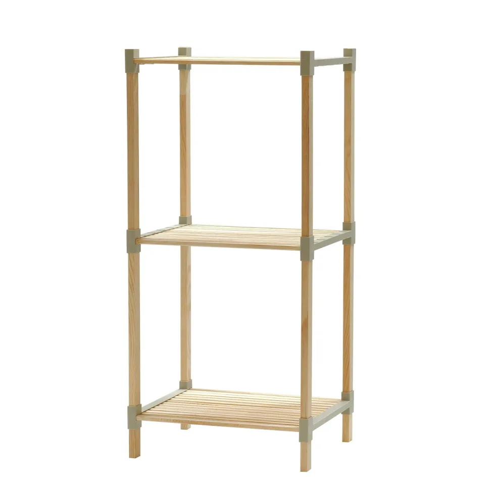 Scaffale Multiuso in legno 3 ripiani FixWood