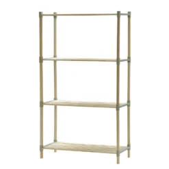 Scaffale Multiuso in legno 4 ripiani FixWood