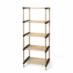 Scaffale Multiuso 5 ripiani in legno Linea Woodpine
