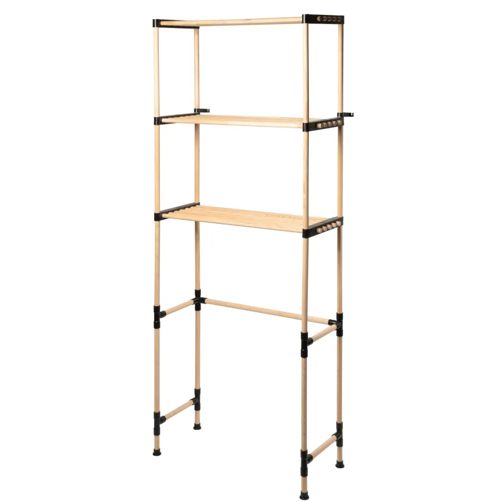 Scaffale Multiuso 3 ripiani in legno di pino Linea Woodpine