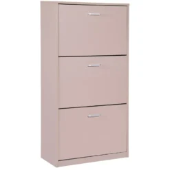 Scarpiera 3 ante in MDF Tortora h115x60x24 cm