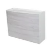 Scarpiera Effetto legno bianco Linea Wood