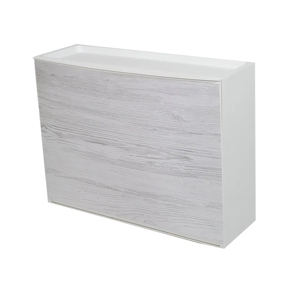 Scarpiera Effetto legno bianco Linea Wood