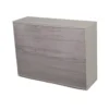 Scarpiera Effetto legno grigio Linea Wood