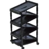 Scarpiera Estensibile ZIP 7 Posti Nero h62,5x36x30 cm