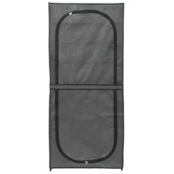 Scarpiera 7 Ripiani in Metallo e TNT 21 Posti Grigio Scuro h160x68x30 cm