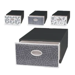 Scatola QBox Deco Large Noir Nera