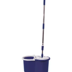 Scopa Lavapavimenti e secchio RotoSpin Inox 12 litri