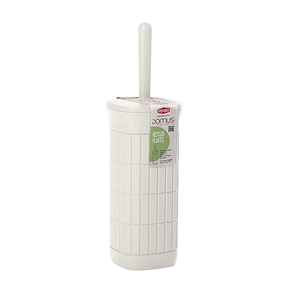 Scopino da Bagno in Plastica Rigenerata Bianco Linea Domus