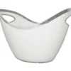Secchiello per Ghiaccio Ovale Bianco 10 litri