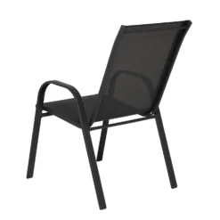 Sedia da giardino in Acciaio Antracite