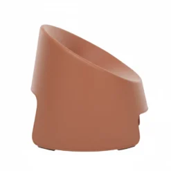 Sedia da giardino in Polipropilene Terracotta con Protezione UV