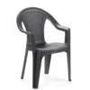 Sedia da giardino Ischia Antracite Linea Rattan