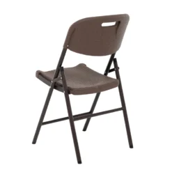 Sedia da giardino Richiudibile Effetto Rattan Marrone