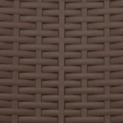 Sedia da giardino Richiudibile Effetto Rattan Marrone