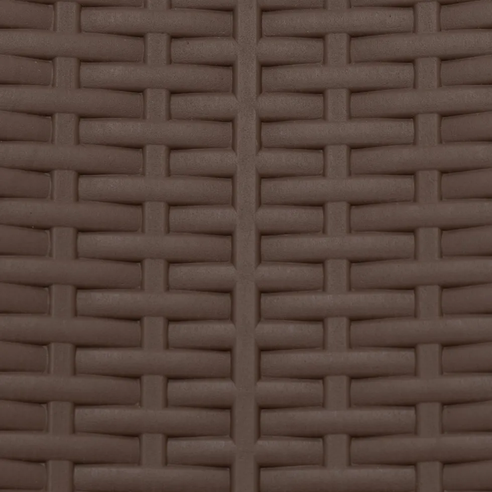 Sedia da giardino Richiudibile Effetto Rattan Marrone