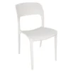 Sedia in Polipropilene Bianca h82x41x56,5 cm
