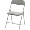 Sedia Pieghevole Bianco Effetto Legno
