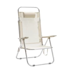 Sedia Sdraio Pieghevole con Cuscino h100/31x50x64 cm