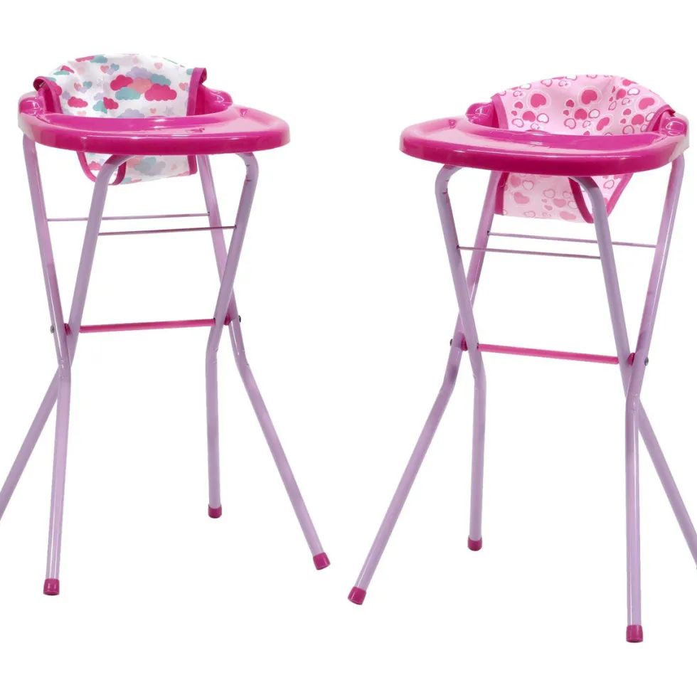 Seggiolone per Bambole Rosa