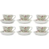 Servizio da caffè in ceramica Romantic