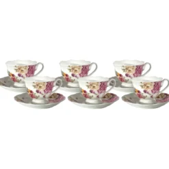Servizio da caffè in ceramica Romantic