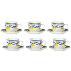 Servizio da Caffè in Porcellana Lemònia 9 cl