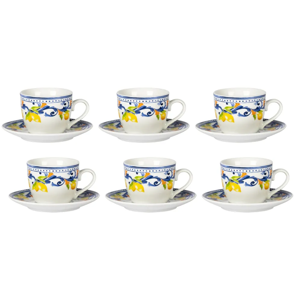 Servizio da Caffè in Porcellana Lemònia 9 cl