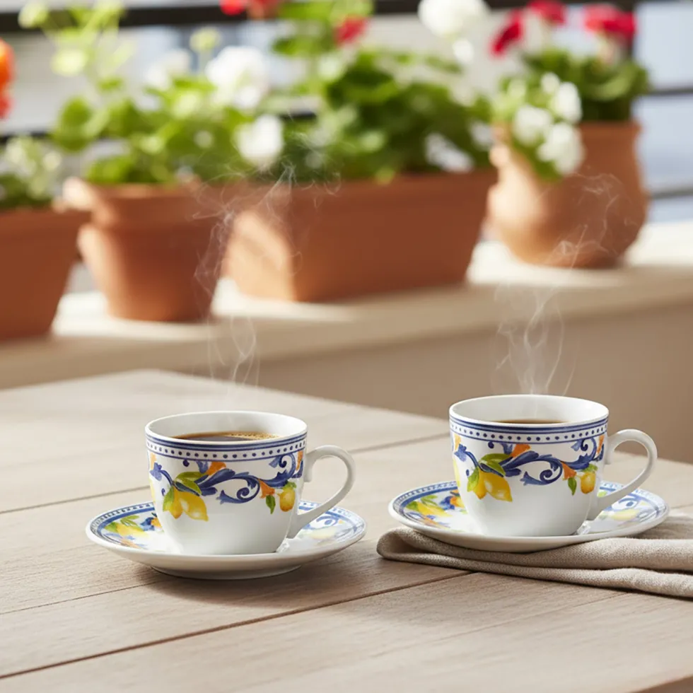 Servizio da Caffè in Porcellana Lemònia 9 cl