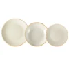 Servizio di piatti in stoneware Alamos Beige 18 pezzi