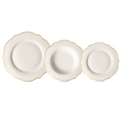 Servizio di piatti Lyanna in New Bone Chine 18 pezzi