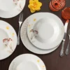 Servizio di piatti Maëlys Floreale in Porcellana 18 pezzi