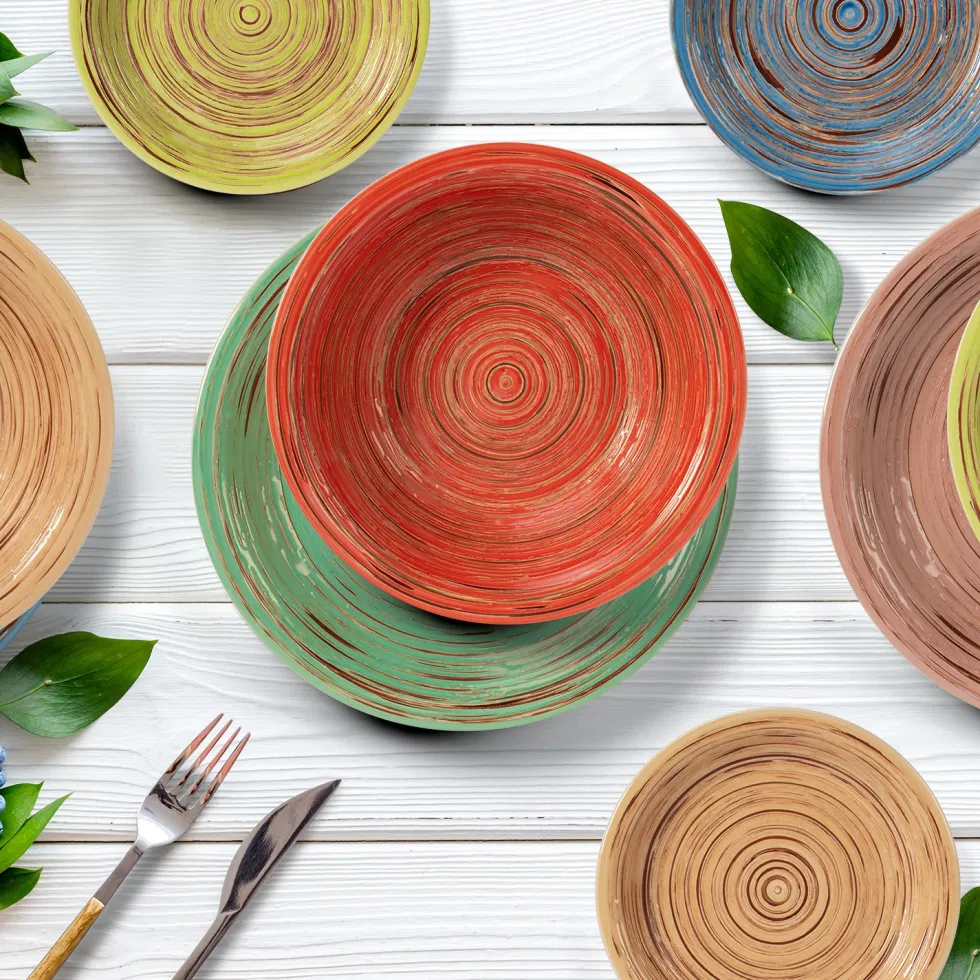 Servizio di piatti Trunk in stoneware 18 pezzi
