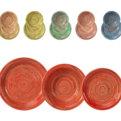 Servizio di piatti Trunk in stoneware 18 pezzi