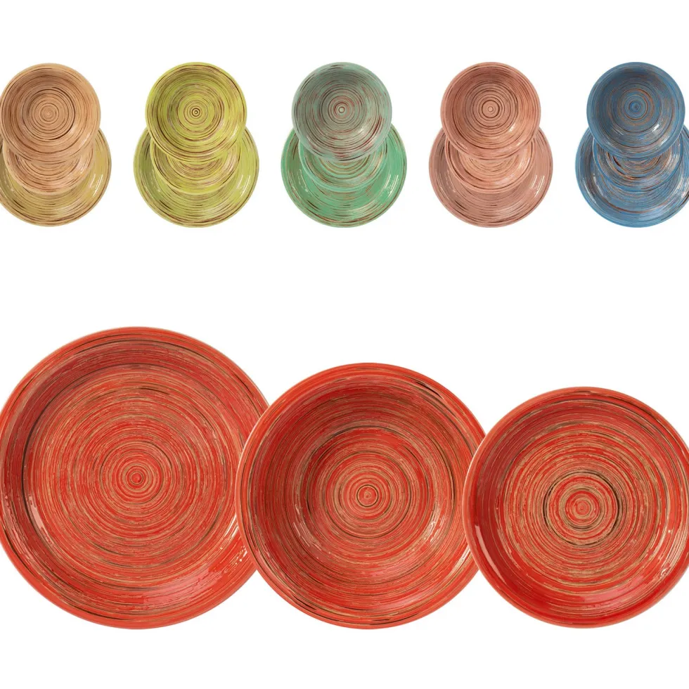 Servizio di piatti Trunk in stoneware 18 pezzi