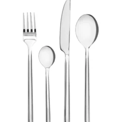 Servizio posate in acciaio inox Lucido 24 pezzi Dakotah Shiny