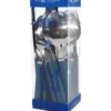 Servizio posate in acciaio inox 24 pezzi Jolie Blu Petrolio
