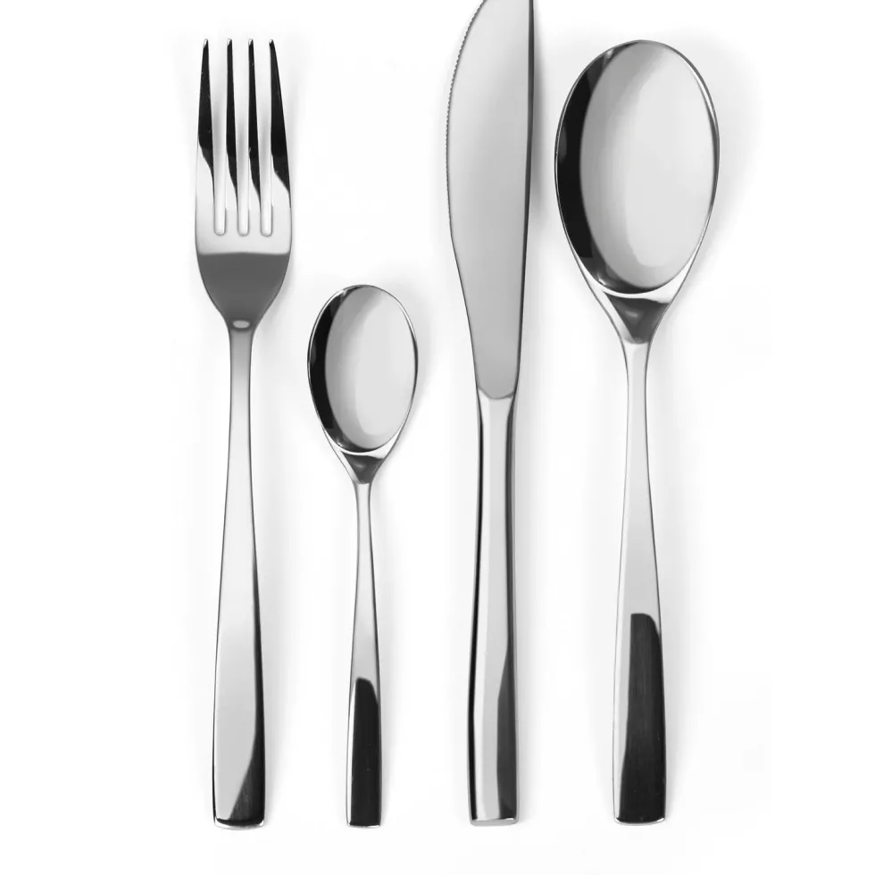Servizio posate in acciaio inox 24 pezzi Kisara Shiny
