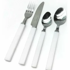 Servizio posate in acciaio inox Bianco 24 pezzi Jolie