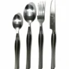 Servizio posate in acciaio inox Grigio 24 pezzi Sharon