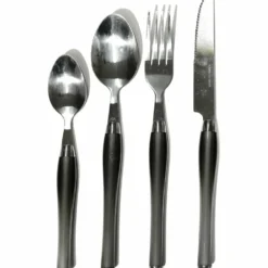 Servizio posate in acciaio inox Grigio 24 pezzi Sharon